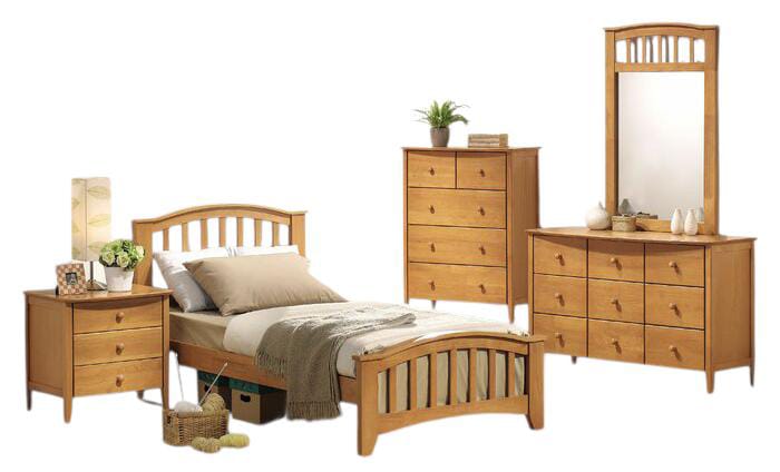 Set Tempat Tidur Jati Minimalis