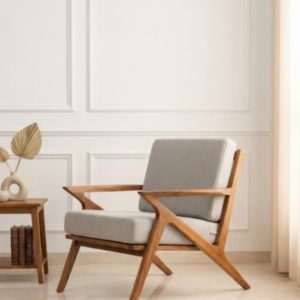 Kursi Armchair Kayu Jati Minimalis Busa Empuk Jepara | Furniture Shop Jepara